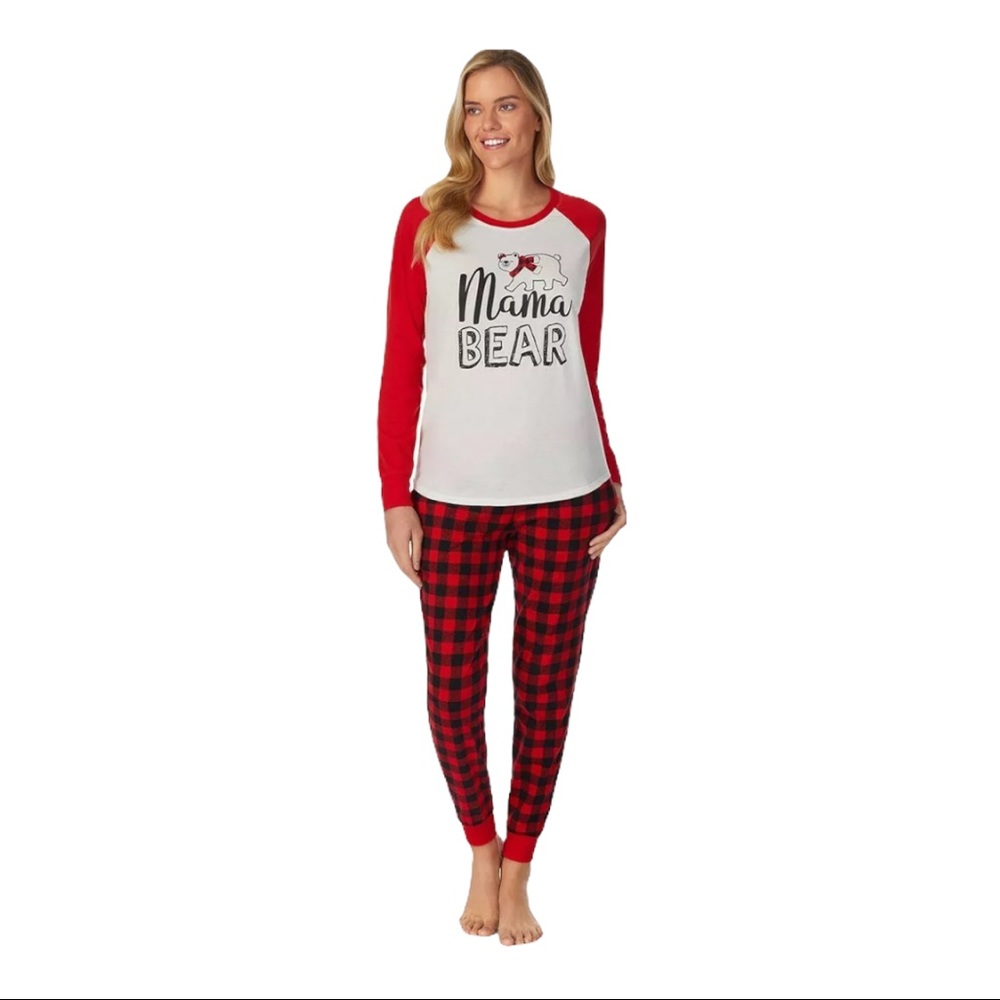 NWT Mama Bear CUDDL DUDS Pajama SET PJS Women’s XS